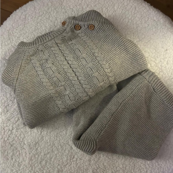 Carter's Organic Gray Knit Sweater - Picture 1 of 5